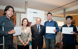 Ganadores Video más votado (UPV Valencia) + Carlos Fernández (Indra)